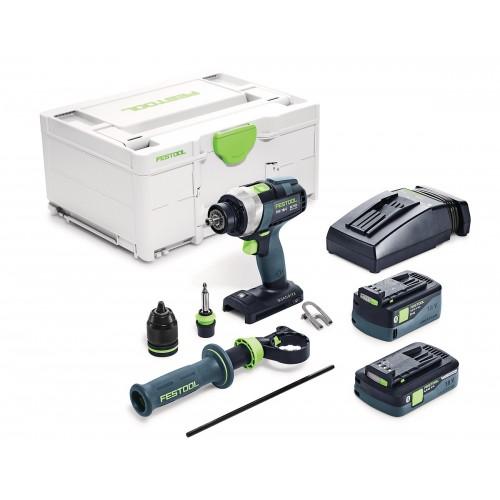 PERCEUSE-VISSEUSE 18V - TDC 18/4 5,0/4,0 I-PLUS QUADRIVE FESTOOL