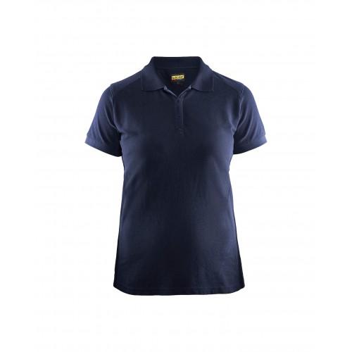 POLO DE TRAVAIL FEMME EN COTON 3390 - BLEU MARINE - M BLAKLADER