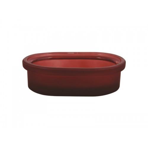 PORTE SAVON - ROSE - EN VERRE - YOKO SPIRELLA