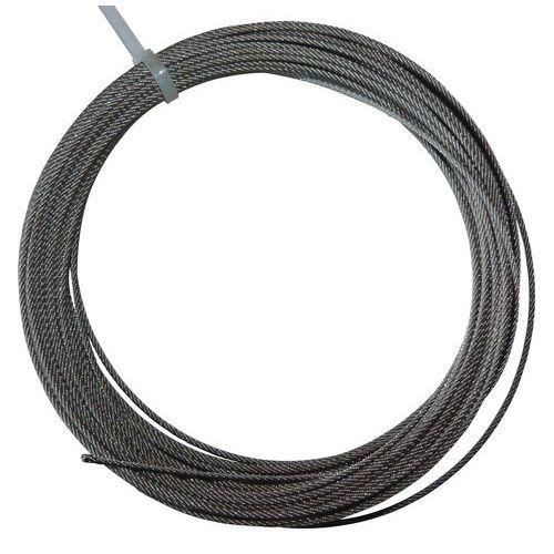 ROULEAU 25M CABLE ACIER GALVANISE DIAMETRE 6MM