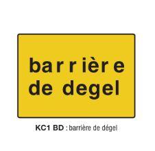 Signalisation de chantier - Barrière de dégel KC1BD_0