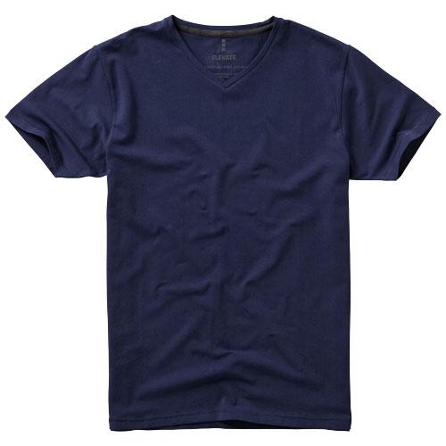 T-shirt bio manches courtes pour homme Kawartha - col V - coton biologique ringspun 200 g/m²_0