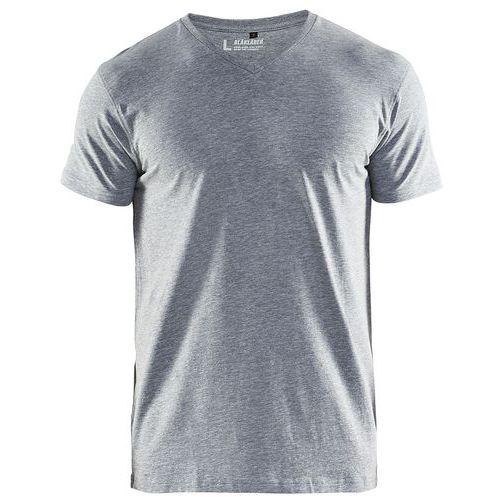 T-SHIRT COL V GRIS TAILLE XS - BLAKLADER