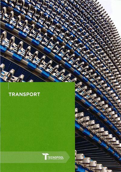 Système de transport sur bande Tecnopool - modulaire, vitesse variable, spirales et courbes en acier inox_0