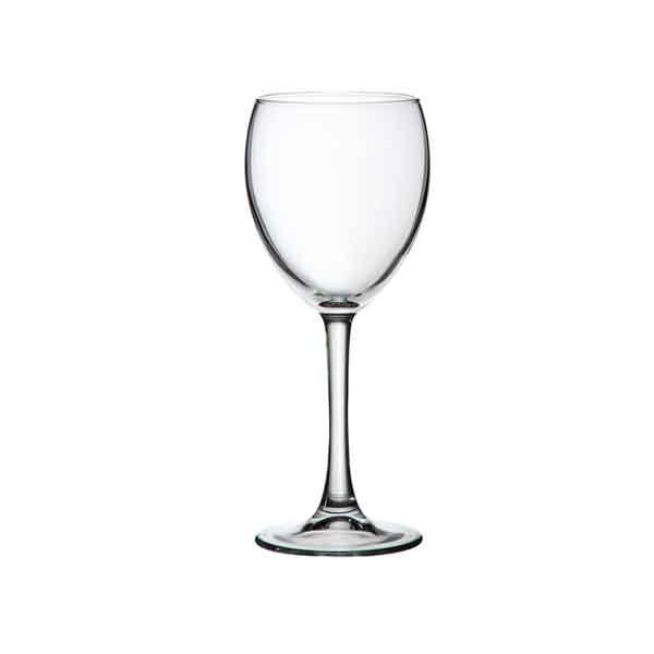 VERRE À EAU À PIED 24CL - VERRE TREMPÉ - LOT DE 12 - PASABAHÇE