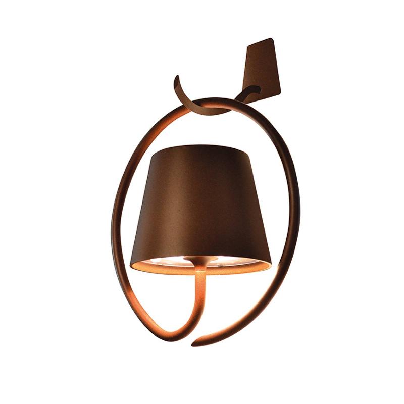 ZAFFERANO POLDINA APPLIQUE BATTERIE CROCHET CORTEN