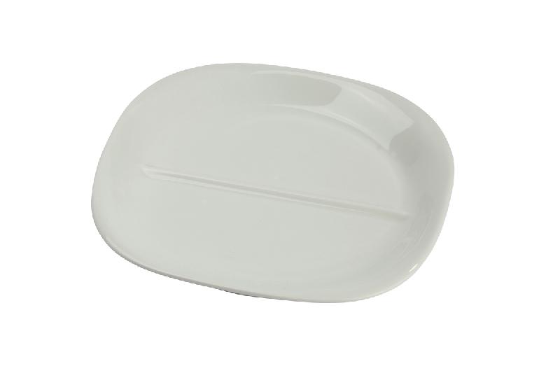 ASSIETTE CARRÉ BLANC PORCELAINE 21X21 CM REGITHERMIE PILLIVUYT