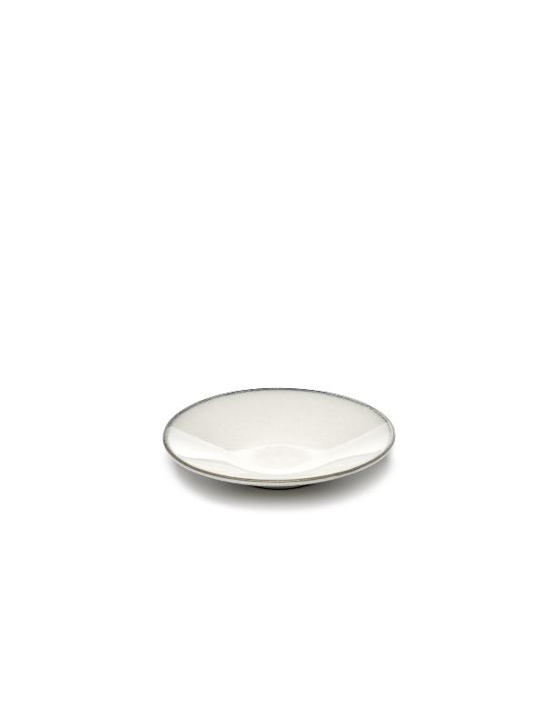 SOUS TASSE À CAFÉ ROND BLANC GRÈS Ø 14 CM INKU SERAX
