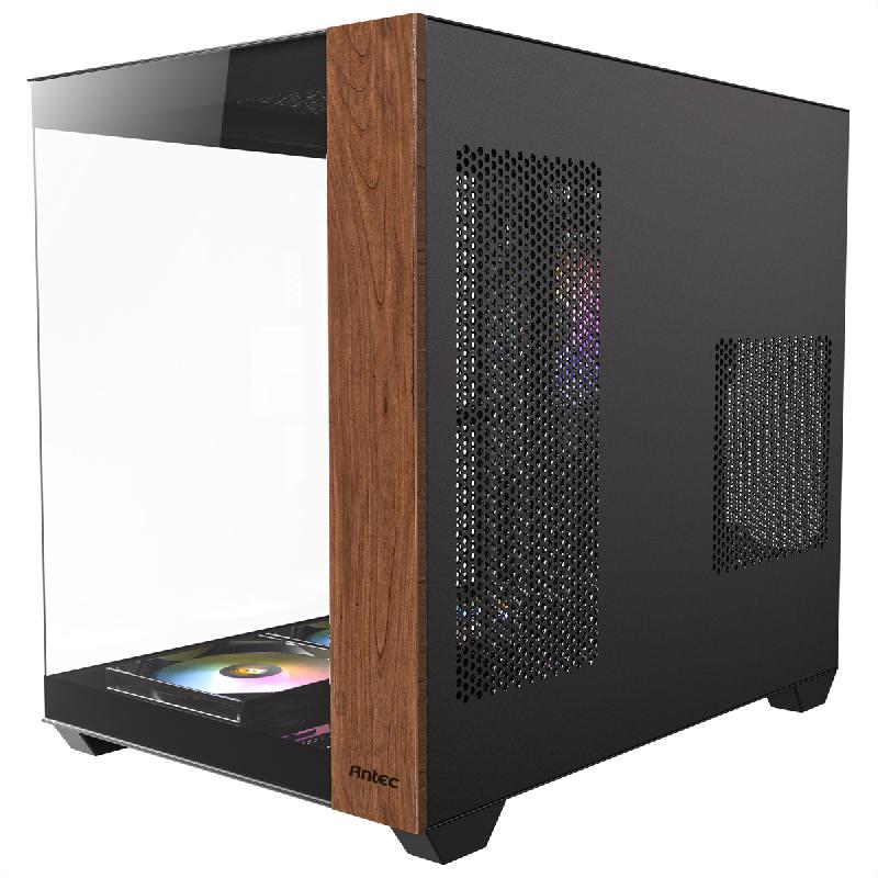 Antec cx800 argb_b wood boîtier pc midi tower black atx_0