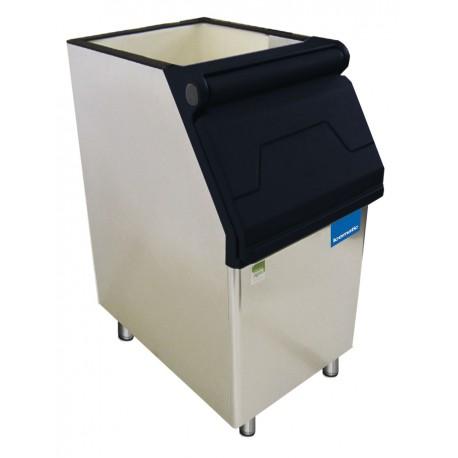 Bac de stockage pour machines à glaçons - D155 - capacité 168 kg - dimensions 560 x 845 x 1275 mm_0