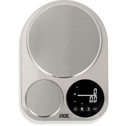 Balance de cuisine duo digitale Isabella Acier inoxydable/Plastique stainless steel / silver 23 x 16,5 cm ADE - argenté Acier inoxydable 18/10 ADE426_0
