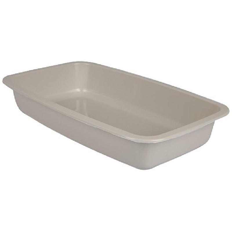 BARQUETTE PLASTIQUE GN 1/4 GRISE H 45 MM X 360 FIRPLAST