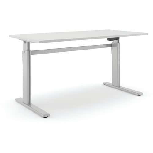 BUREAU RÉGLABLE ALUFORCE PRO 150 M - 180X80CM - ARGENT GRIS - ACTIFORCE