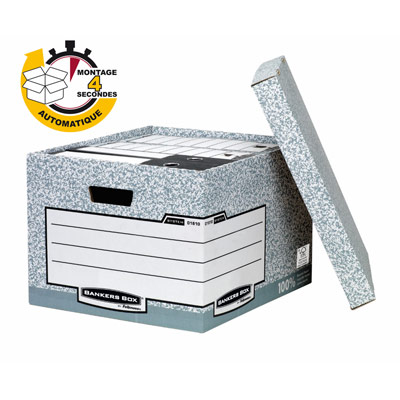 CAISSE STANDARD AUTOMATIQUE POUR ARCHIVES BANKERS BOX® SYSTEM - LOT DE 10