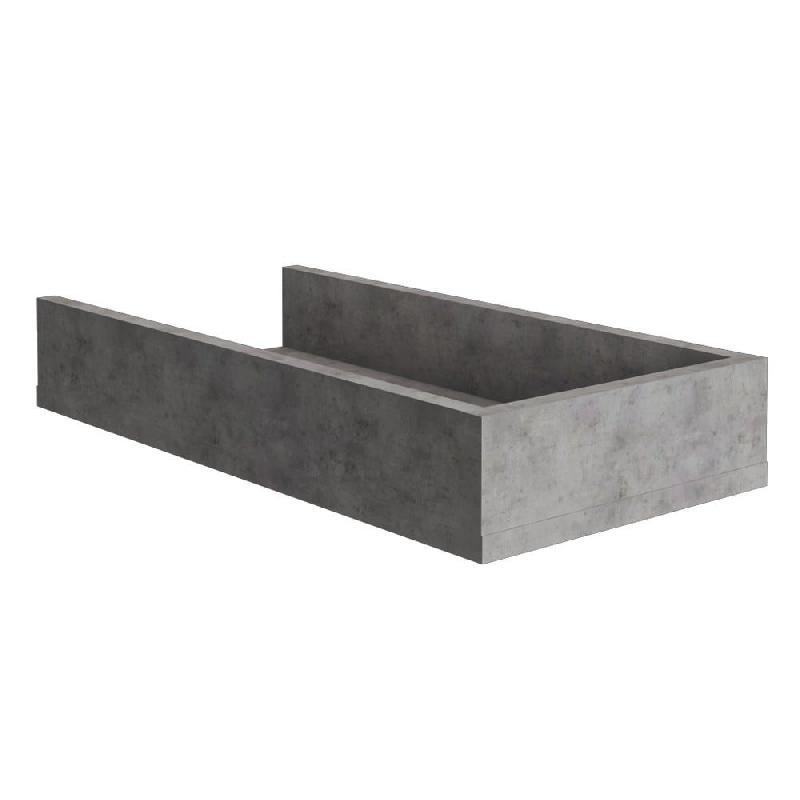 Casquette pour montant Totem 30x60x10cm - gris chicago_0