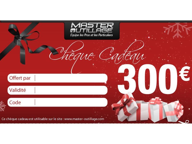 Chèque cadeau de 300 euros