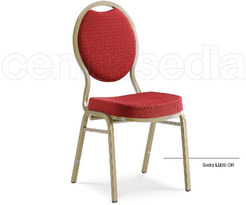 Chaise empilable louis m1/ rouge_0