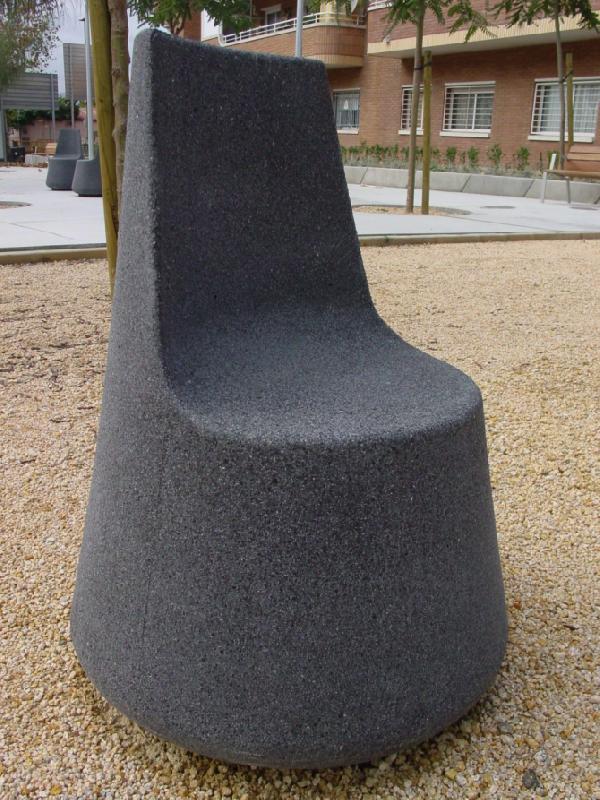 Chaise en béton Pilosilla_0