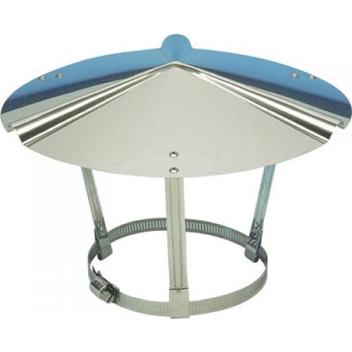 CHAPEAU CHINOIS INOX POUR TUBAGE FLEXIBLE - DIAMÈTRE 80 À 110 MM TEN