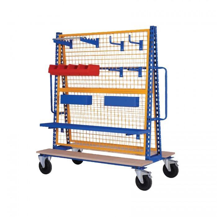 Chariot porte-outils double face 500kg - PLANORGA - CXPO25D1N-5019_0