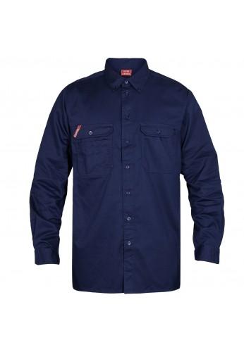 Chemise de travail manches longues ENGEL - Référence 7181-830 - 100% coton 210g/m²_0