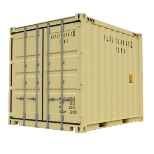 Conteneur de stockage 10 pieds reconditionné - acier profilé soudé normes ISO - location et vente_0