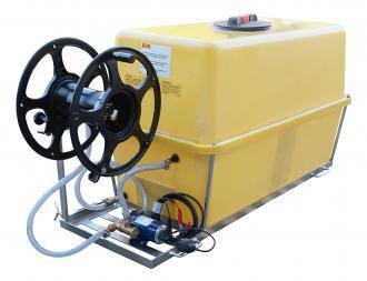Cuve sur plateau silencieuse 400L - Polyester - Pompe 12V - 307576_0