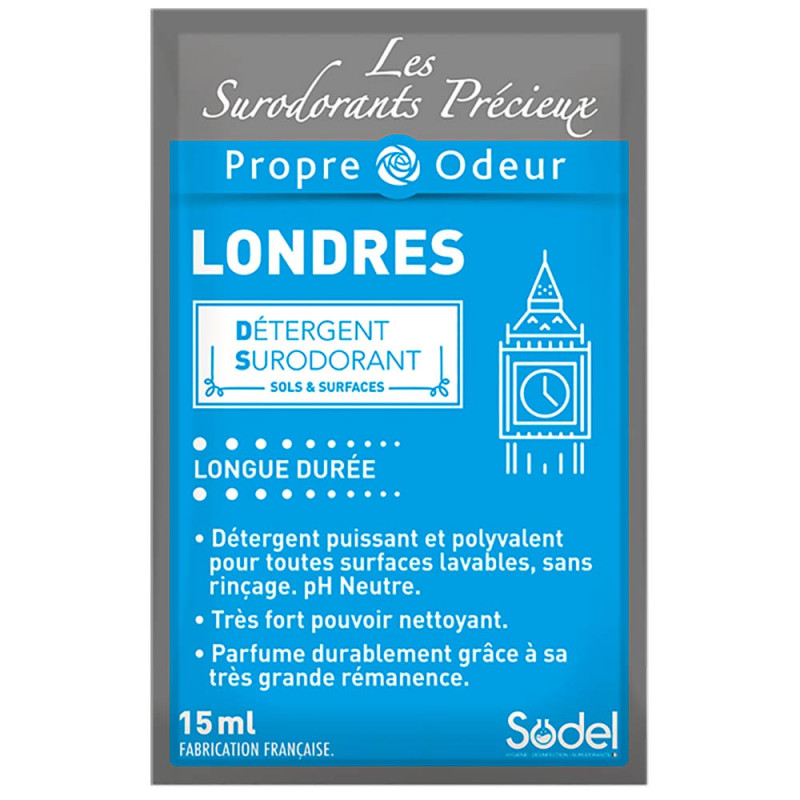 Ds detergent surodorant precieux propre odeur parfum londres dosettes de 15ml-carton de 250_0