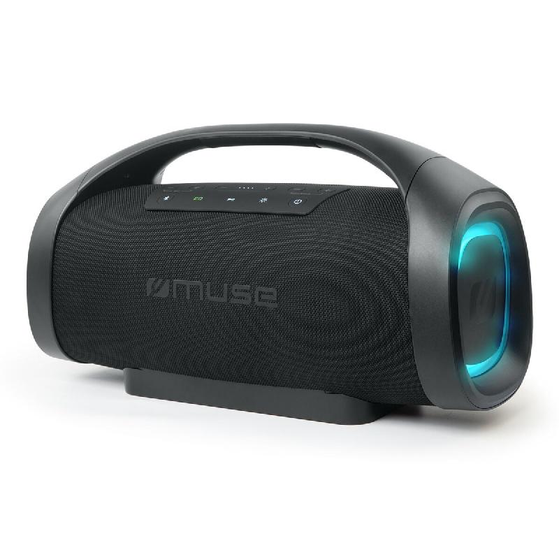 Enceinte Bluetooth Hifi MUSE M-980 BT USB Autonome sur batterie - 300W Lumière d’ambiance LED - IPX6 Resistance aux projections - 3666638040237_0