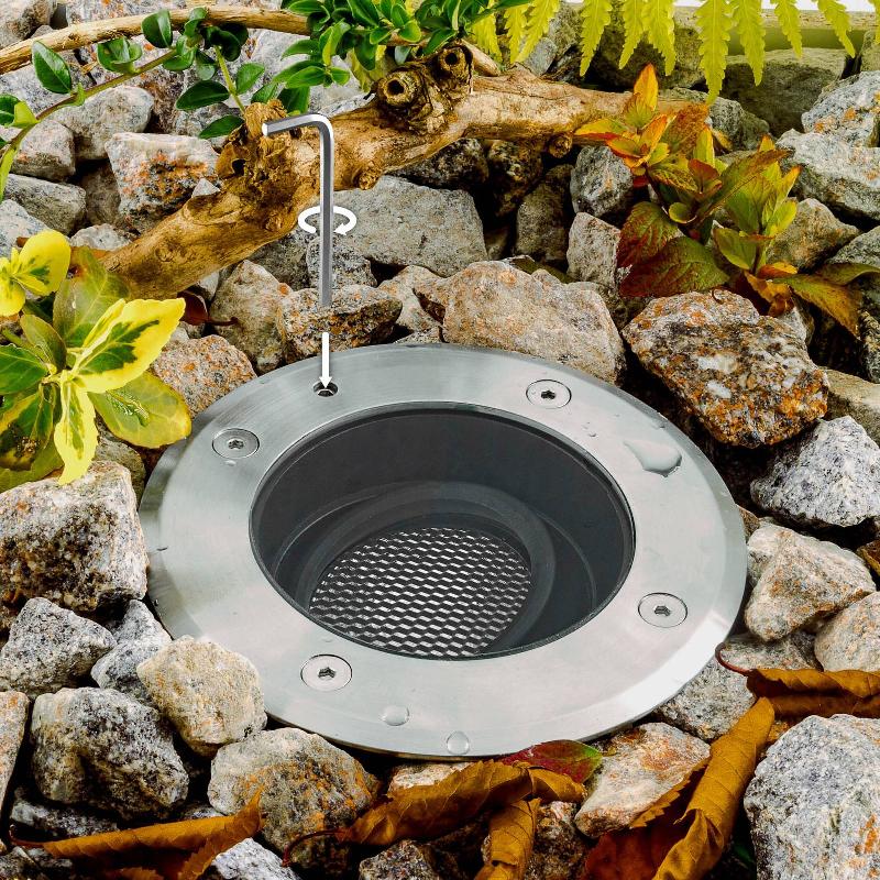 EVN PENTOLA LAMPE ENCASTRABLE INOX Ø13,5CM 4000K
