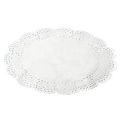 FHC - 250Pcs - Dentelle papier blanc ovale  260x350mm - blanc papier FHC209DO2635_0
