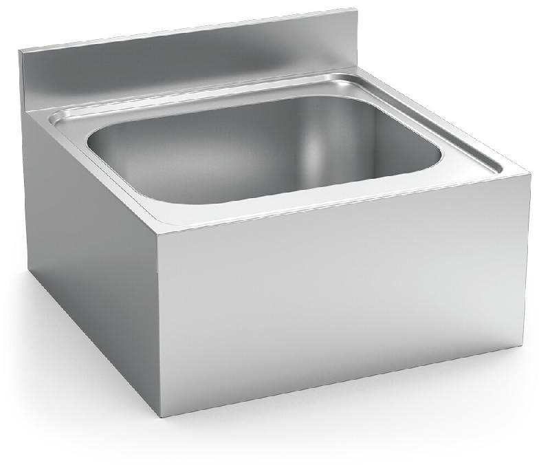 FRICOSMOS Evier suspendu avec tablier 1C 600x600x355 mm. - inox 054400OST_0
