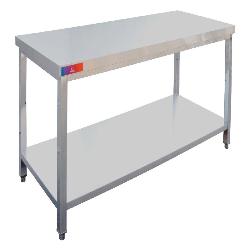 Gasfrit – Table de travail en acier inoxydable 1800 × 600 × 850 mm - inox_0