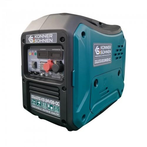 GROUPE ÉLECTROGÈNE CC DOUBLE CARBURANT - 1,4 KW - 24/27V - KS 24VGS-DC KONNER & SOHNEN