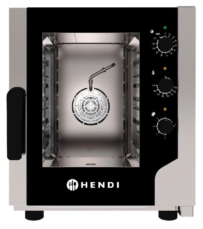 HENDI Four mixte à convection vapeur Snack 5x GN 2/3, 230V/3200W, 550x754x(H)662mm - 219911_0