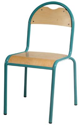 CHAISE CLASSE 4 PIEDS T6 ROUGE - MANUTAN COLLECTIVITÉS