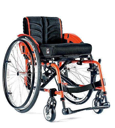 Fauteuil roulant manuel Quickie Life T - châssis pliant, potences fixes ou escamotables - personnalisable et léger_0