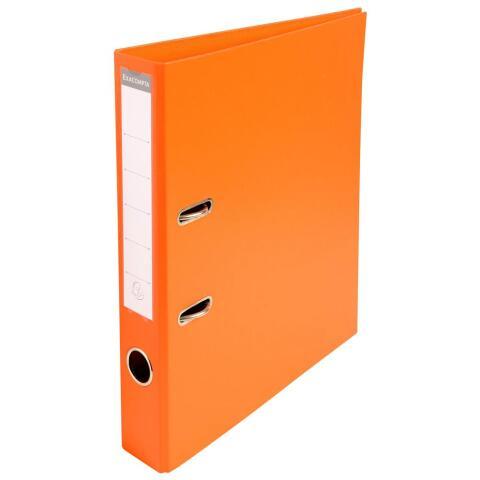 LOT DE 10 - CLASSEUR À LEVIER PVC A4 DOS DE 50MM. - ORANGE