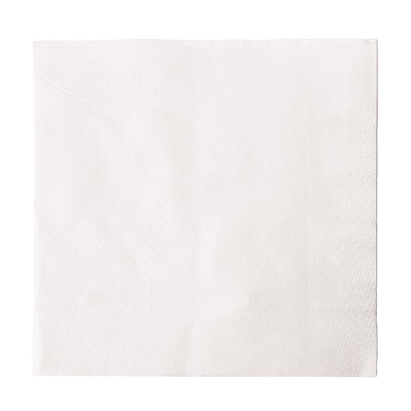 Lot de 5000 serviettes snacking en papier blanches 330 x 330 mm - 1 pli_0