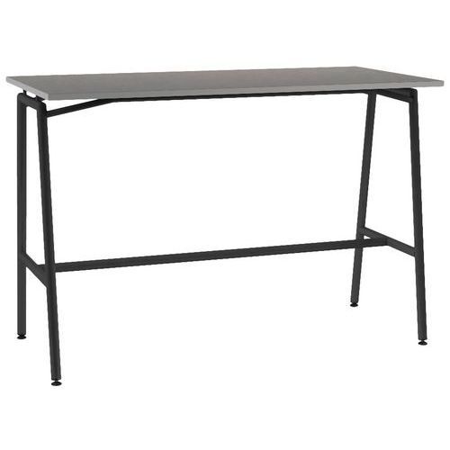 MANGE-DEBOUT ELLA 160X80CM STRAT ABS DL GRIS PERLE/NOIR - MOBIDECOR