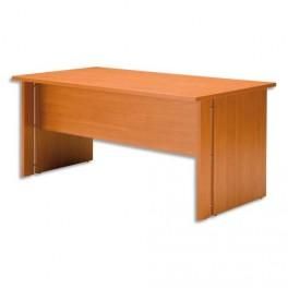 MT INTERNATIONAL BUREAU 120X80X73 CM PLATEAU MERISIER/PIÉTEMENT PANNEAU MERISIER SUR VÉRINS DE RÉGLAGE