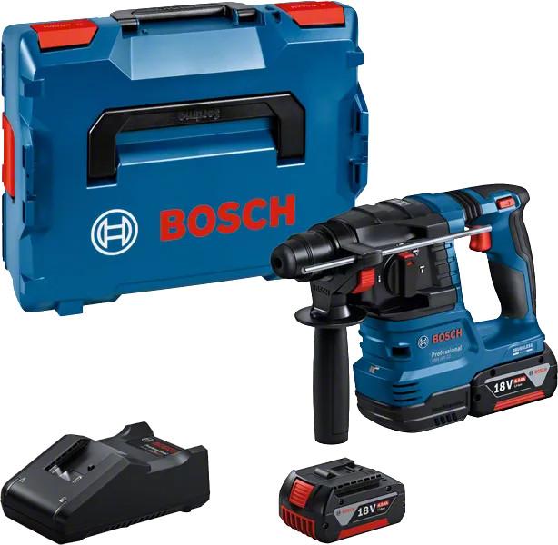 Perforateur sds-plus 18v gbh 18v-22 + 2 batteries 4ah + chargeur rapide sous l-boxx - BOSCH - 0611924002 - 845680_0