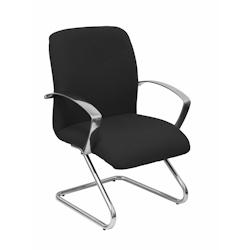 Piqueras y Crespo Sillón Caudete confidente patín bali negro - noir multi-matériau 117CPBALI840_0