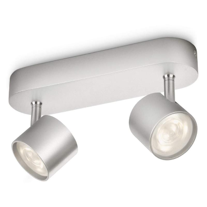 PHILIPS PLAFONNIER LED STAR À DEUX LAMPES INCLINABLES