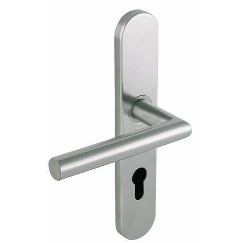 POIGNÉES SUR PLAQUES - CLÉ L - INOX - LINOX 493 VACHETTE