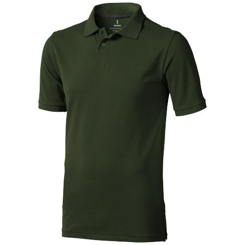 Polo manches courtes pour homme Calgary - 100% coton - Maille piquée 200 g/m² - Col et poignets en tricot plat_0