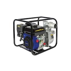 Pompe à eau Motopompe thermique 54m3/h Moteur Essence 4T OHV 6.5CV 196Cm3 Raccords 75mm Inondations Caves Piscines GOODYEAR - bleu 8434691027831_0