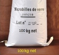 Sable pour sableuse et abrasifs - 100 kg microbilles de verre pour cabine de sablage_0