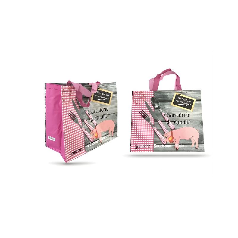 Sac cabas polypropylène tissé imprimé 