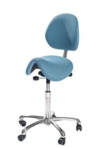 Siège professionnel - Dalton Euromatic - tissu 3D bleu clair - posture détendue et confort optimal_0